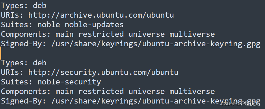 Ubuntu24.04换源方法（新版源更换方式，包含Arm64）